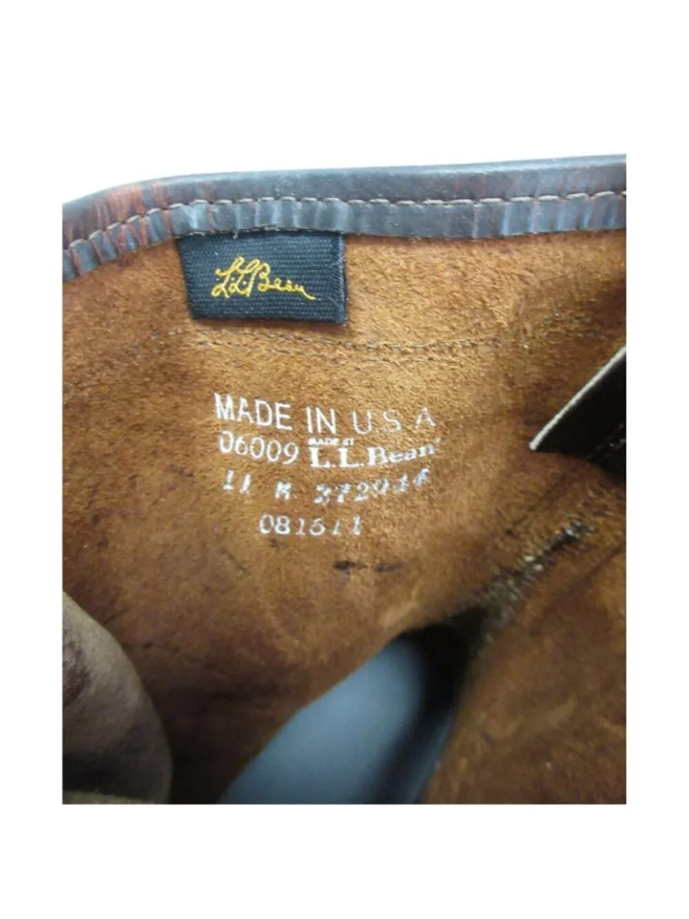 LL Bean Duck Boots 11 D Maine Signature Leather Hunting Shoes  USA